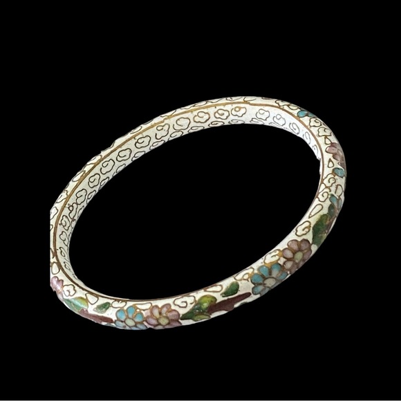 Vintage Chinese Cloisonné Enamel Bangle - Picture 3 of 7